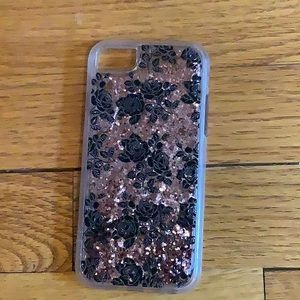Pink glitter iPhone  6 case